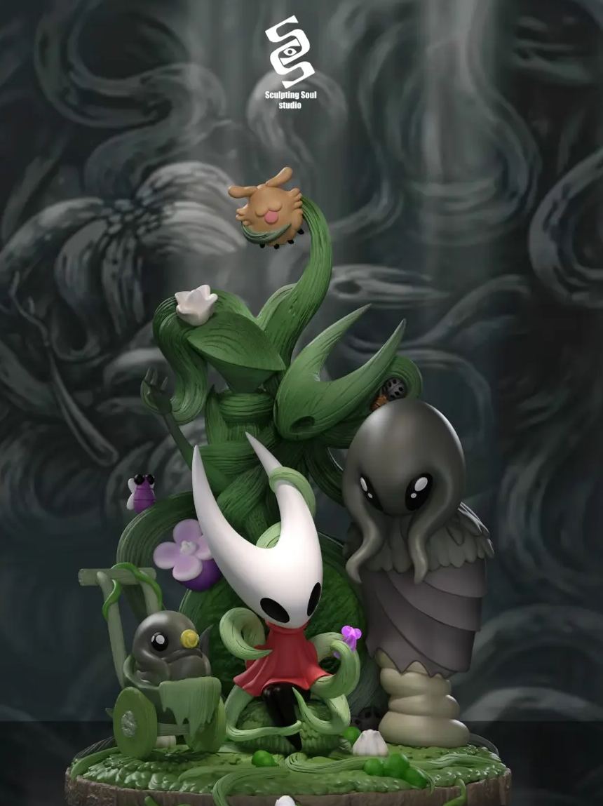 Sculpting Soul Studio - Twisted Child Hollow Knight Statue