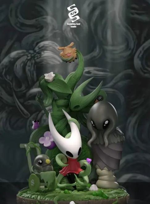 Sculpting Soul Studio - Twisted Child Hollow Knight Statue
