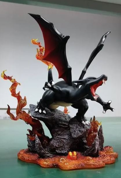 Xiao Qin Bi Ji Studio - Small Scene Series Charizard Pokemon Statue