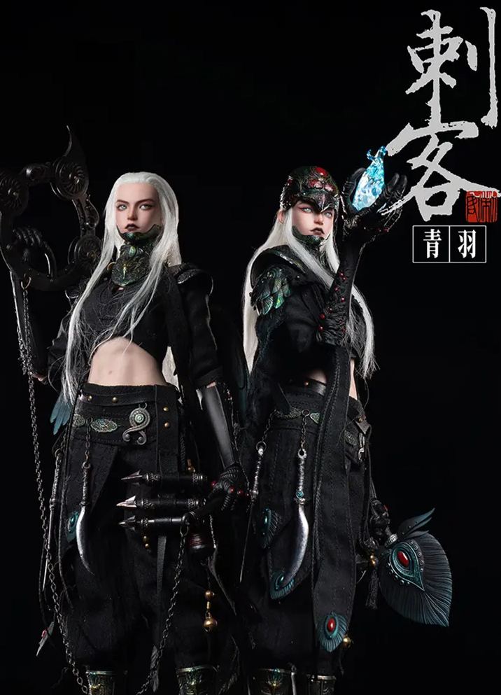 Rebellious Bones - 1/6 Assassin Qing Yu CK001 Ancient Wuxia Action Figure Licensed Statue 