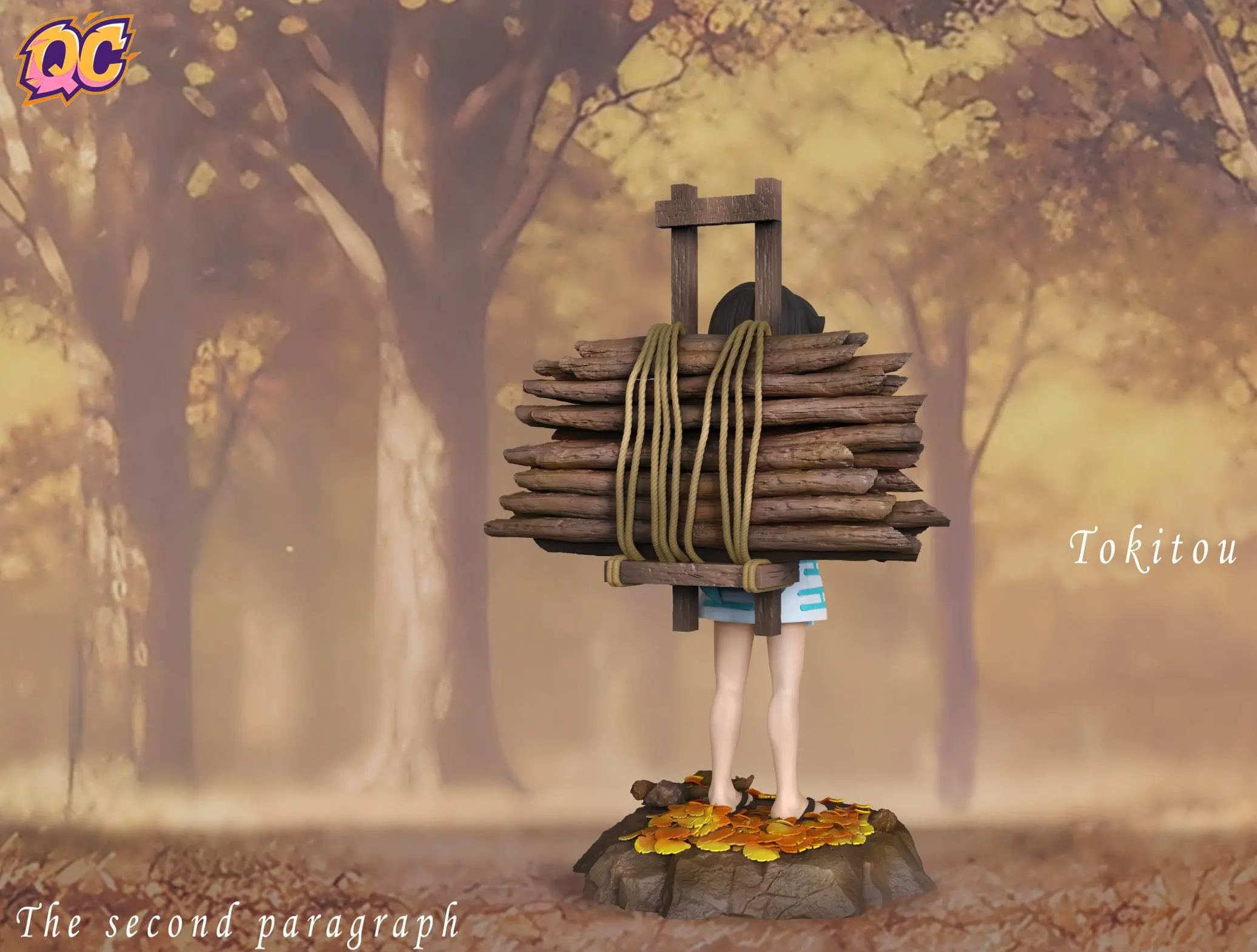 Qi Chen Studio - Childhood Muichiro Tokito Demon Slayer Statue 