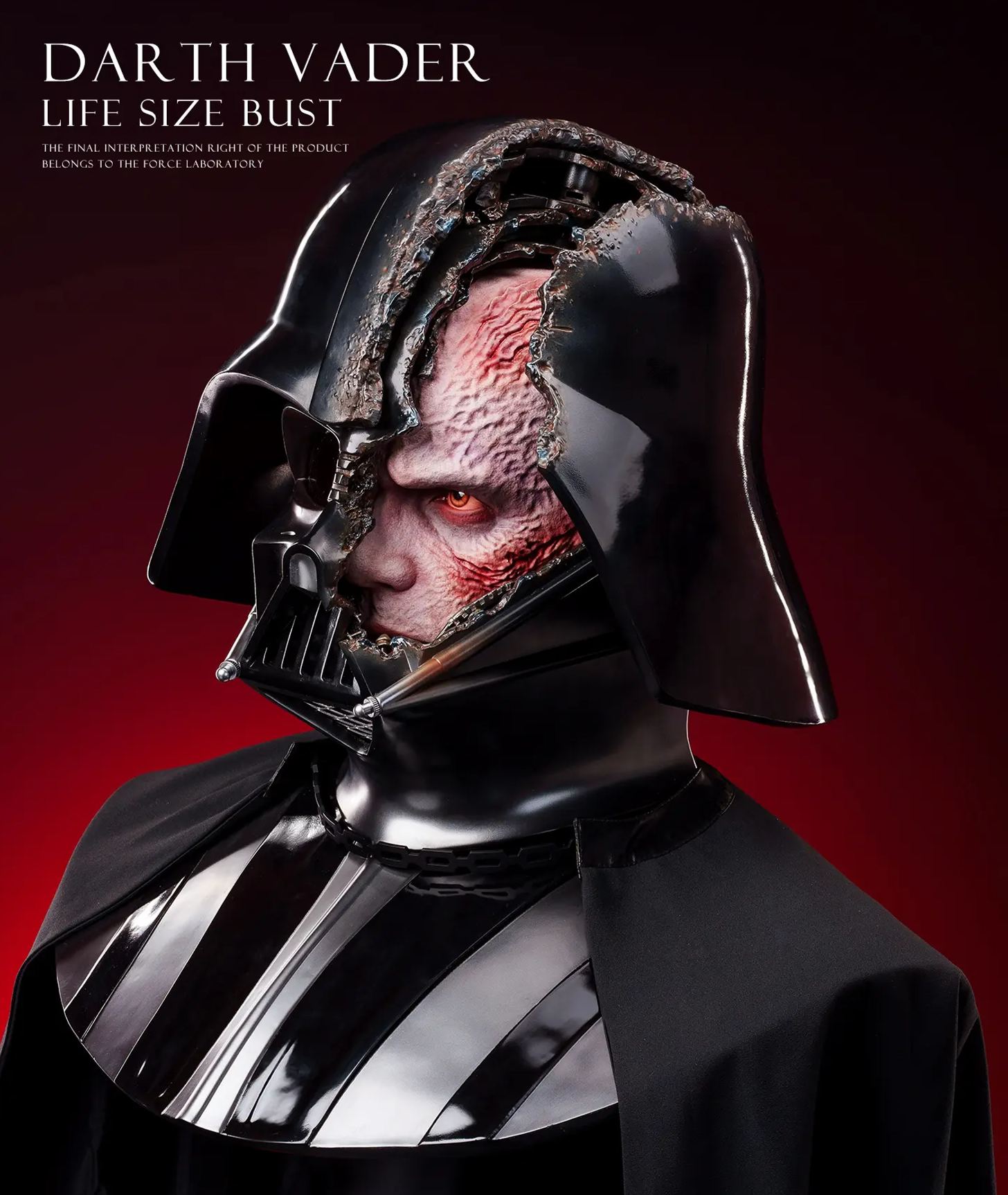Force Studio - Darth Vader Life Size Bust Star Wars Statue 