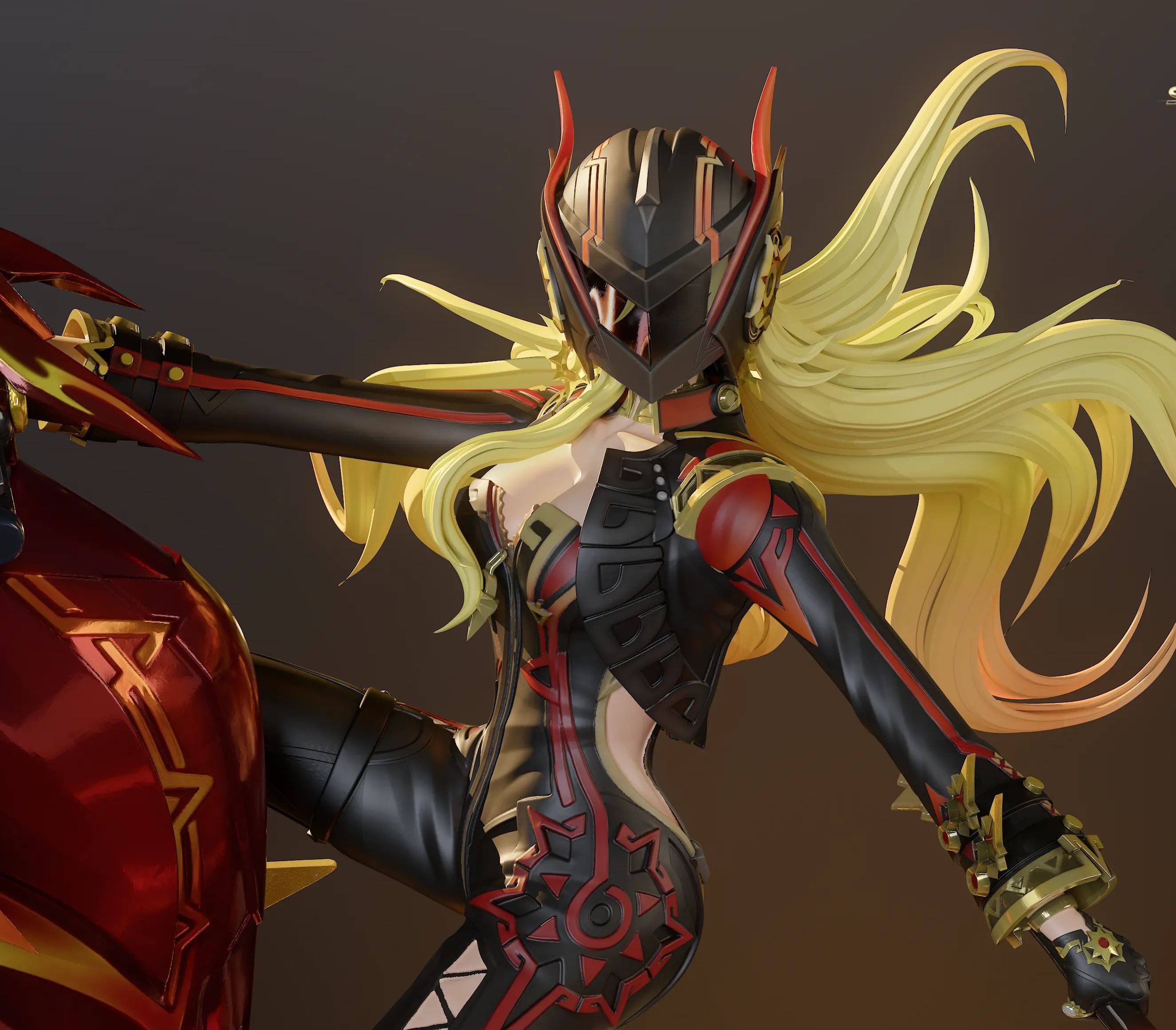 SEAGULL Studio - Scene Statue #01 Mavuika Genshin Impact Statue 