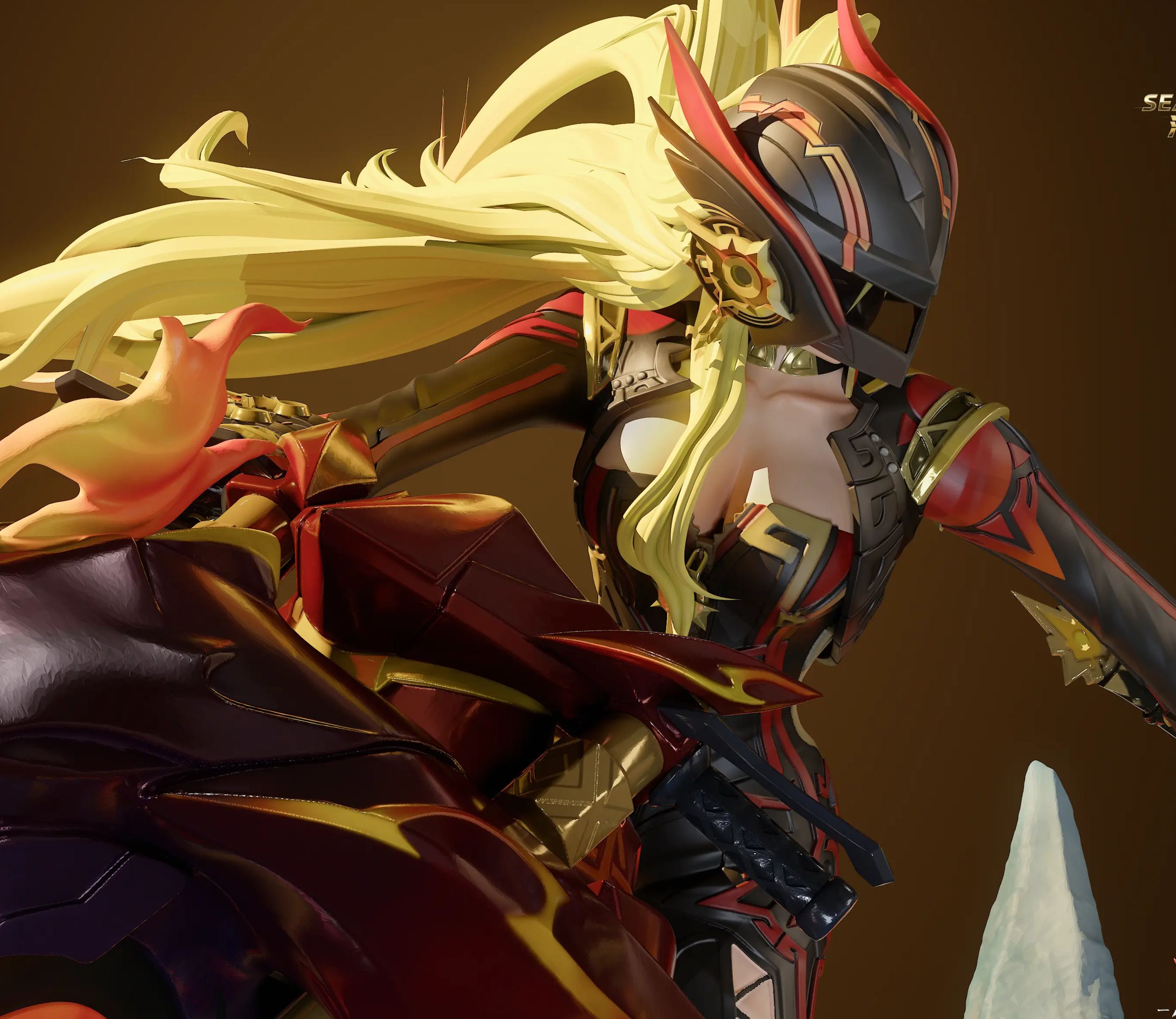 SEAGULL Studio - Scene Statue #01 Mavuika Genshin Impact Statue 