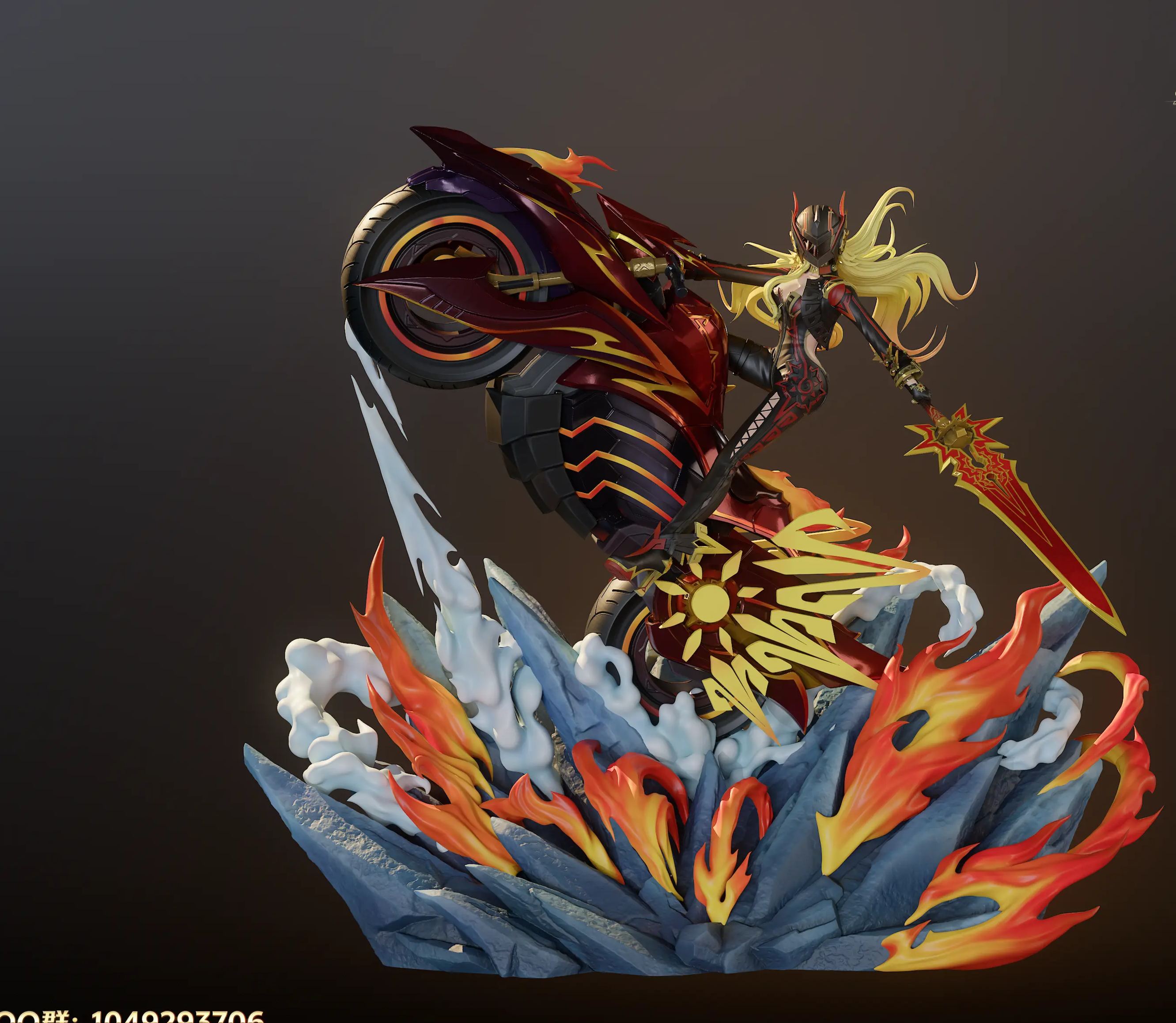 SEAGULL Studio - Scene Statue #01 Mavuika Genshin Impact Statue 