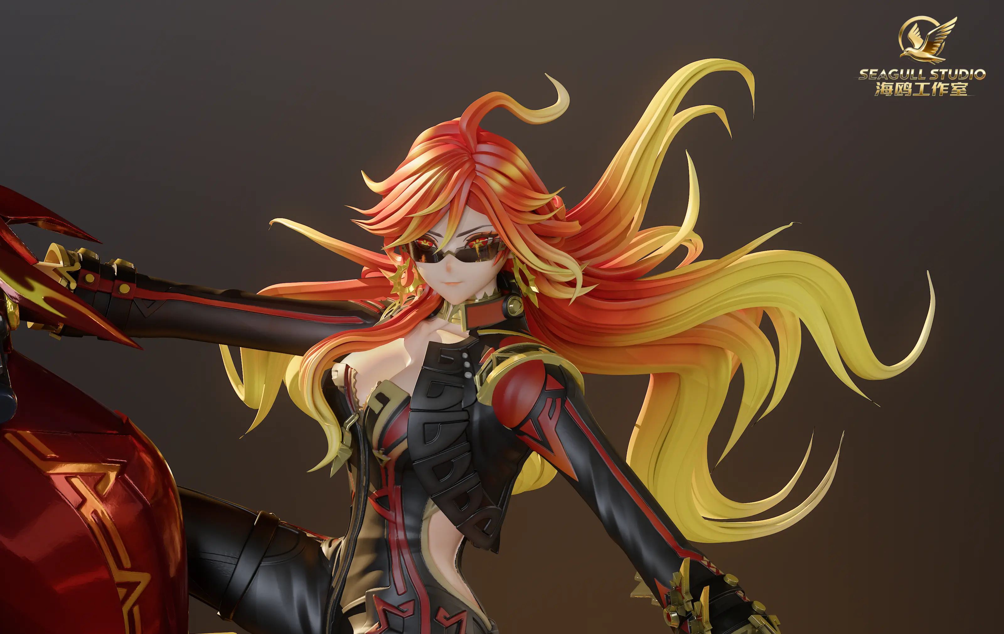 SEAGULL Studio - Scene Statue #01 Mavuika Genshin Impact Statue 