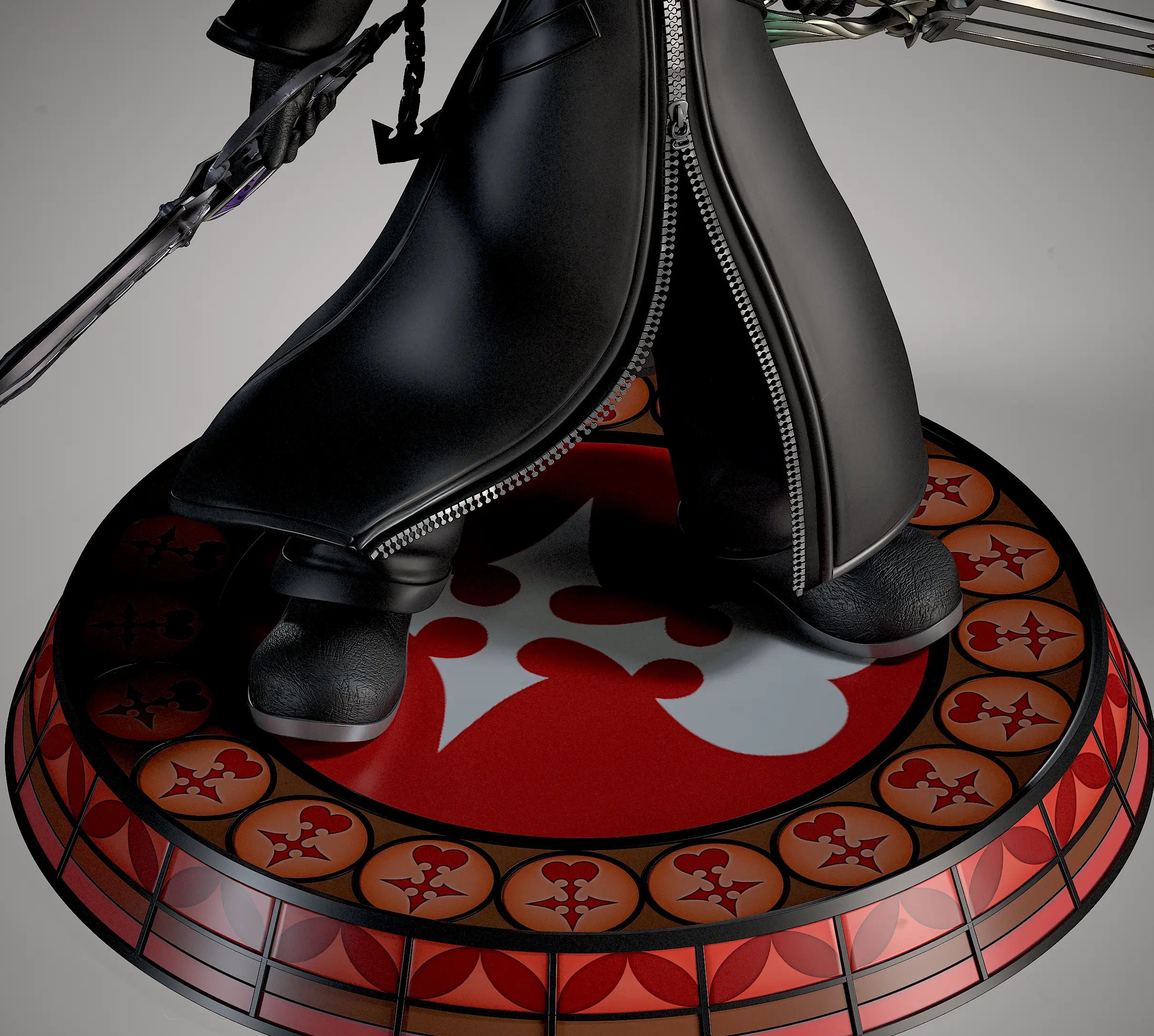 Black Swan Collectibles - Roxas From KH2 Kingdom Hearts Statue 