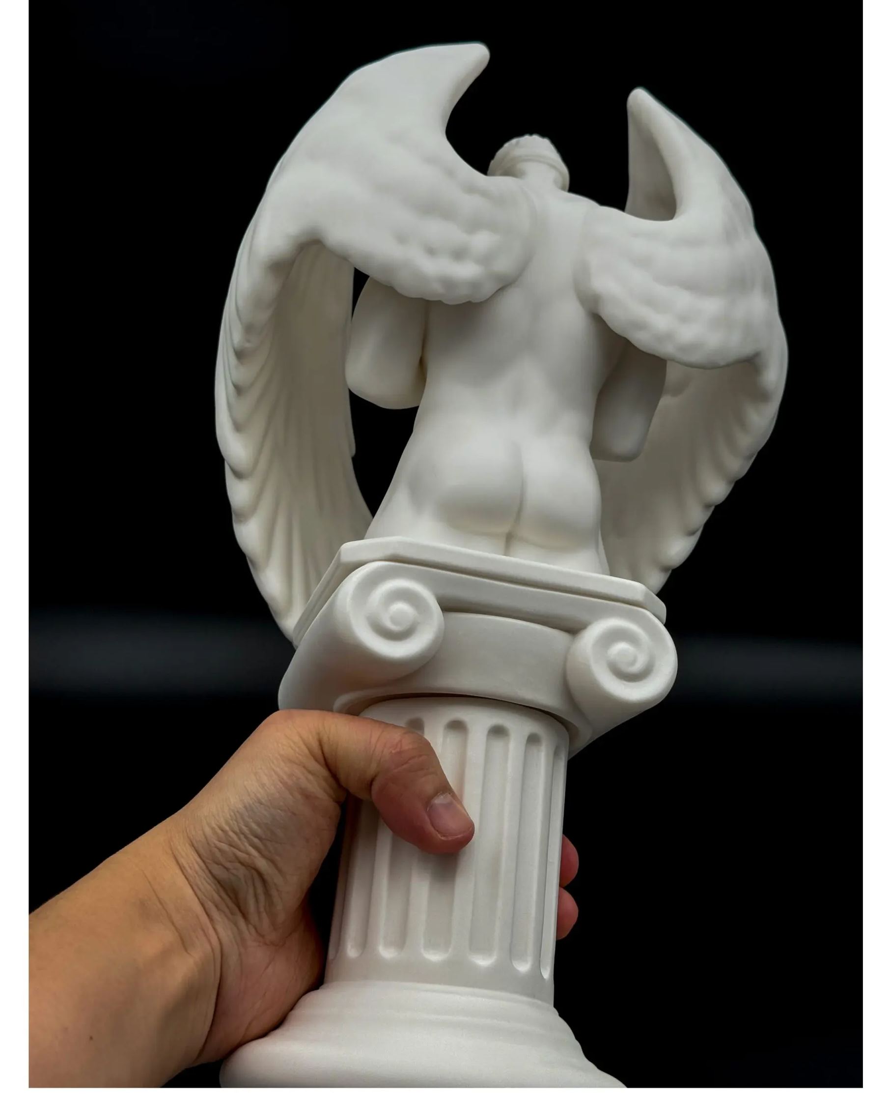 CHOC STUDIO - HOPE PORCELAIN CARVED CANDLE HOLDER SET Licensed Statue