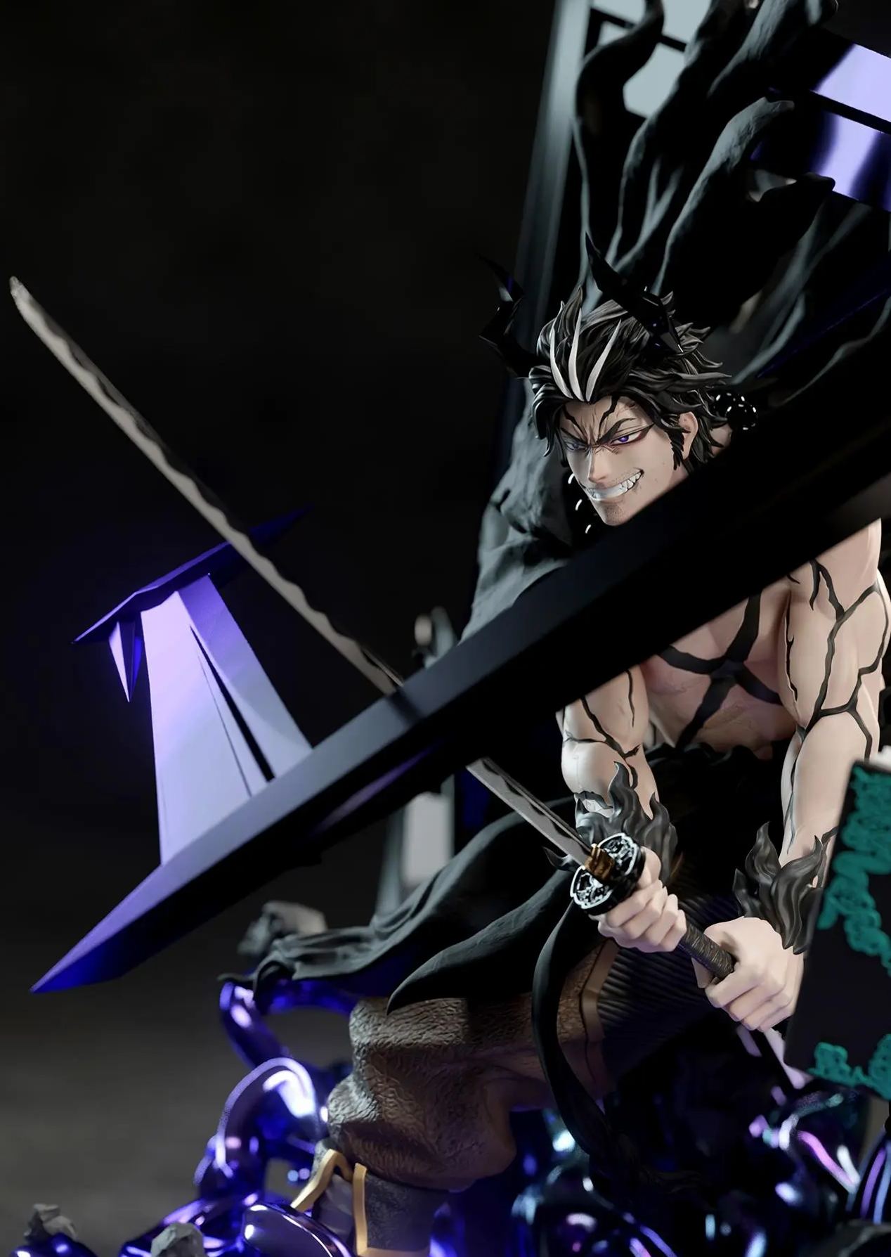 YUMS-Collectors Studio - Yami Sukehiro Yami's Kijin transformation Black Clover Statue