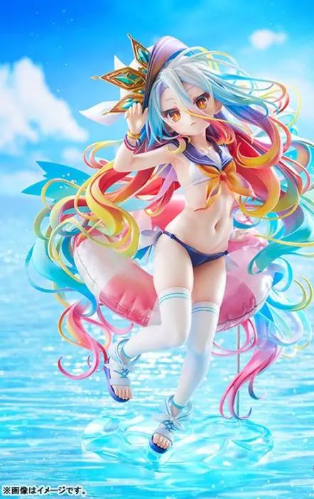 GSC - No Game No Life Shiro: Sailor-Style Swimsuit Ver. 1/7 Complete Figure LicenseStatue 
