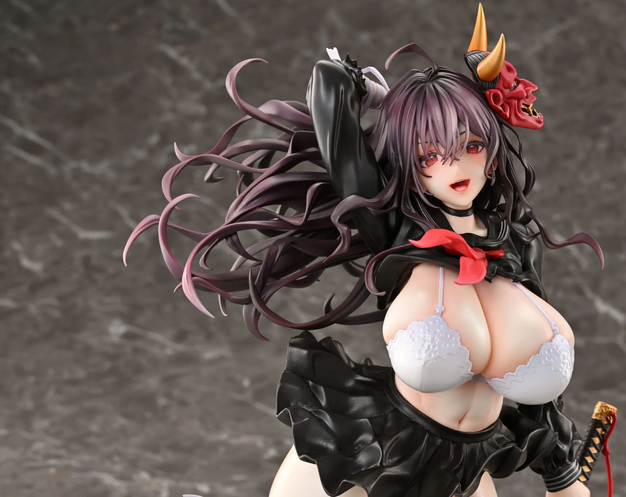 Pink Cat - Mataro Original Illustration Series Demon Exorcist Student Council President Reika Danzaiin 1/6 Figure (Licensed) Statue