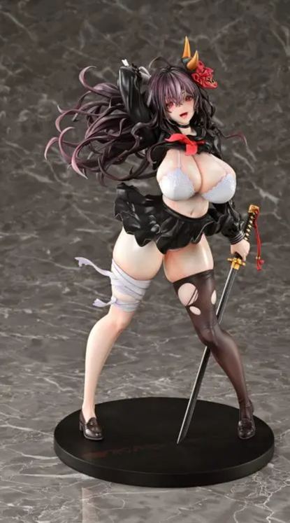 Pink Cat - Mataro Original Illustration Series Demon Exorcist Student Council President Reika Danzaiin 1/6 Figure (Licensed) Statue