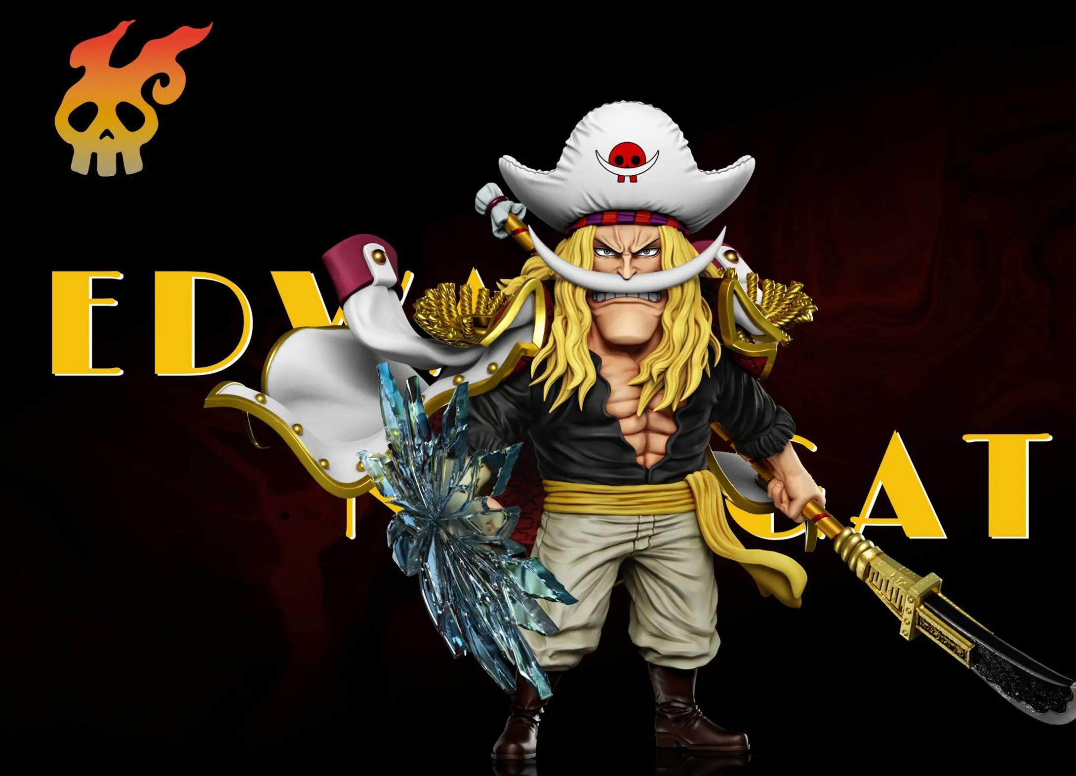 A+ Studio - Rocks Pirates #02 Whitebeard Edward Newgate One Piece Statue