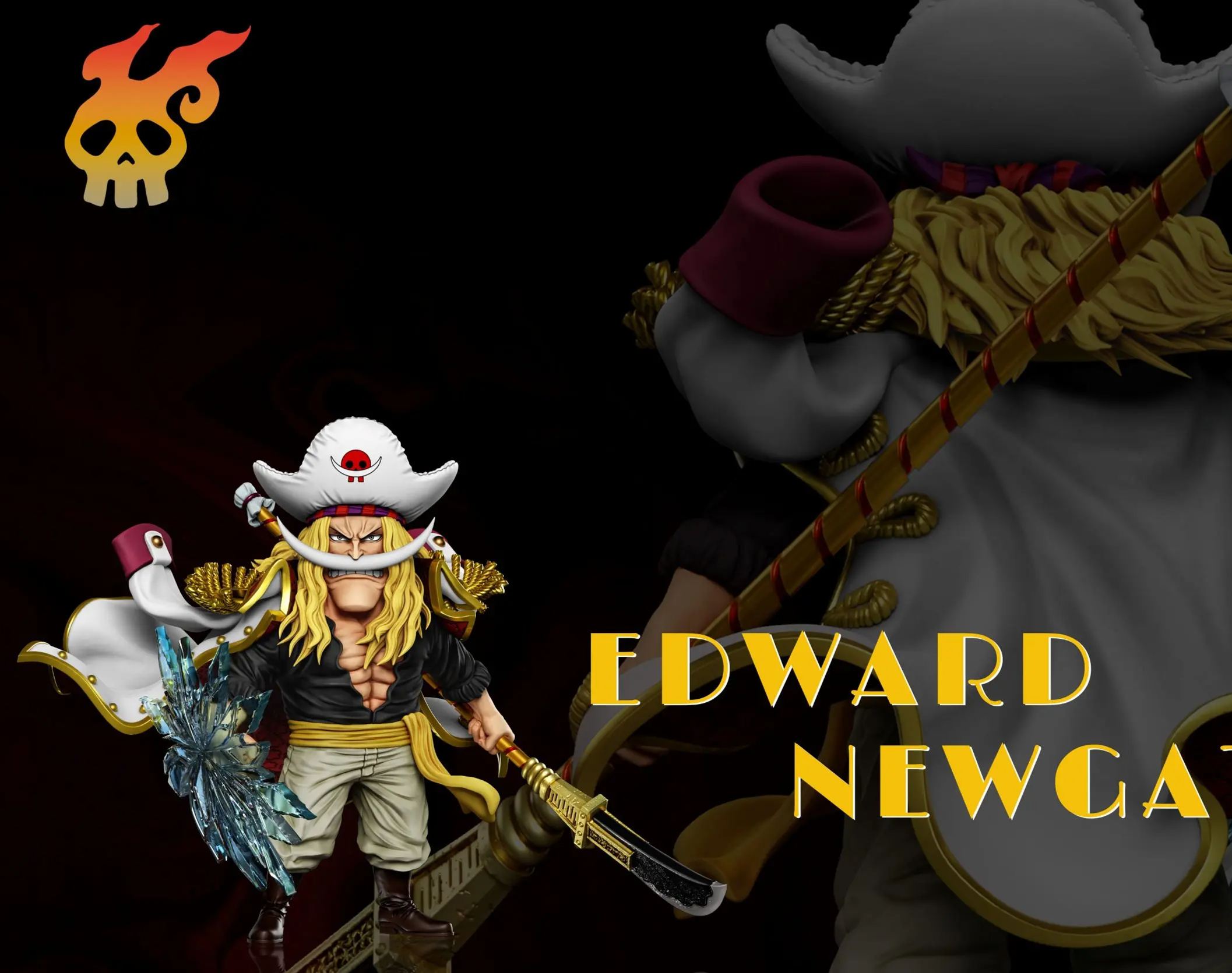 A+ Studio - Rocks Pirates #02 Whitebeard Edward Newgate One Piece Statue