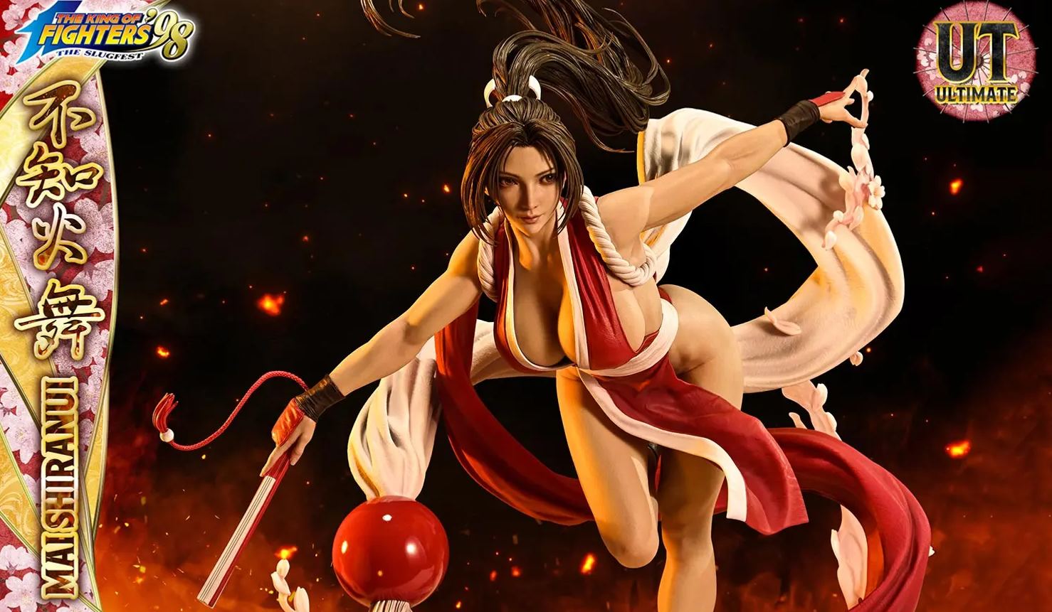 Prime 1 Studio - Real Elite Masterline THE KING OF FIGHTERS '98 MAI SHIRANUI 1/4 Statue REMKOF-01 REMKOF-01UT REMKOF-01UTS Licensed Statue