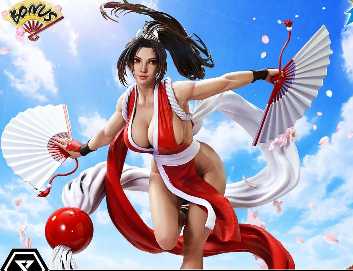 Prime 1 Studio - Real Elite Masterline THE KING OF FIGHTERS '98 MAI SHIRANUI 1/4 Statue REMKOF-01 REMKOF-01UT REMKOF-01UTS Licensed Statue