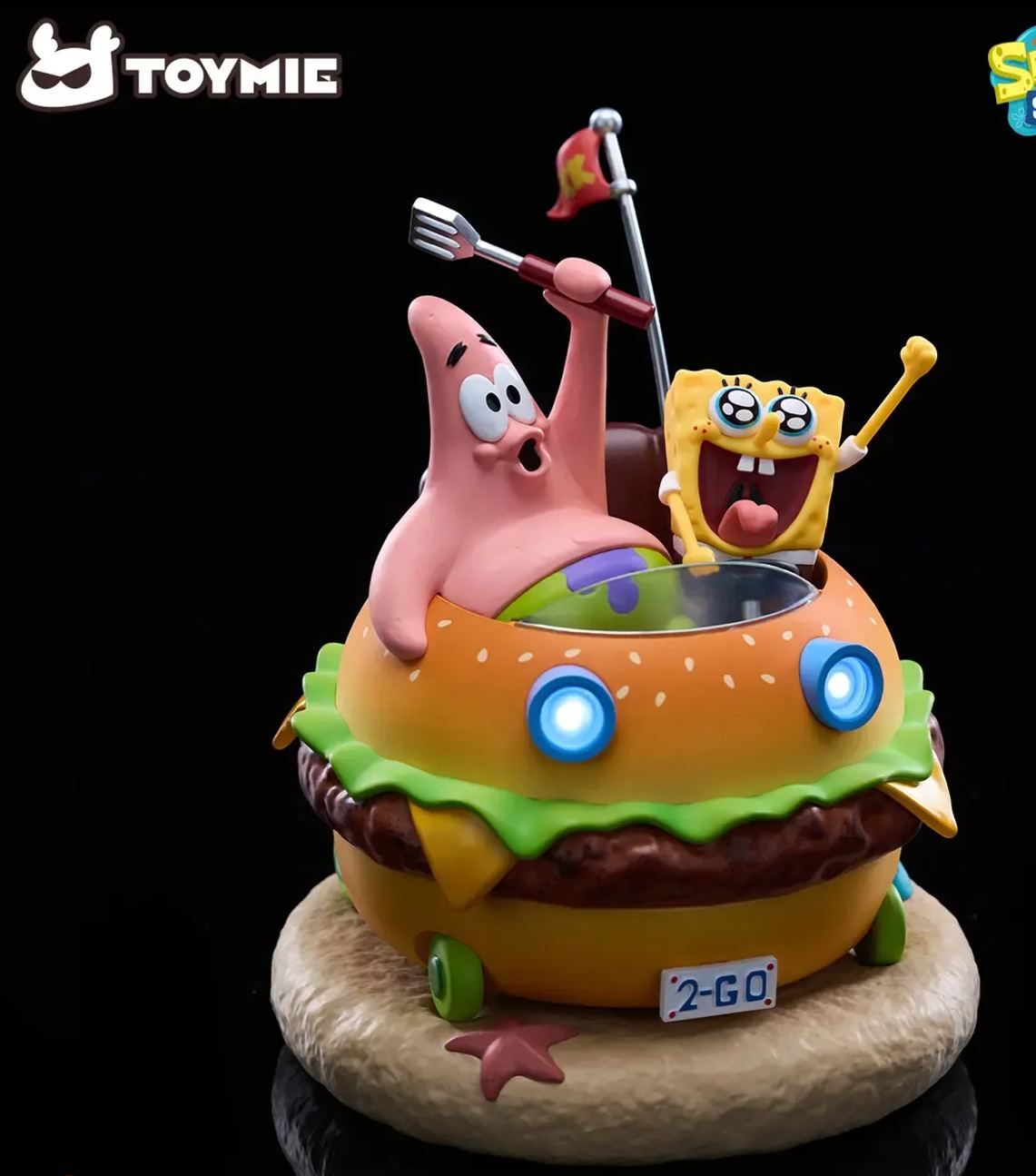 TOYMIE - SpongeBob SquarePants Krusty Krab Magnetic Levitation Night Light Licensed Statue