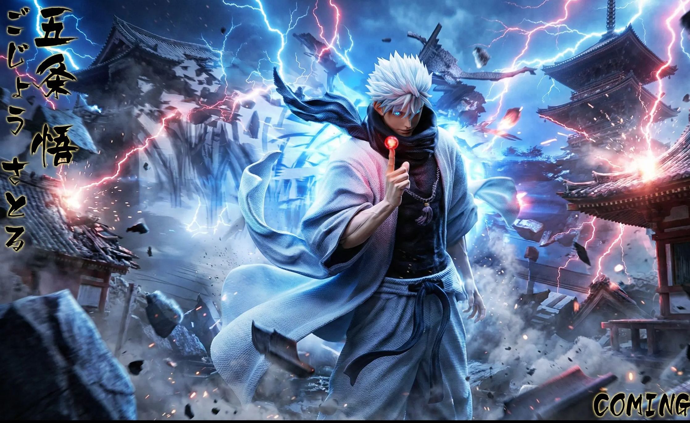 JJking Studio - Satoru Gojo Jujutsu Kaisen Statue