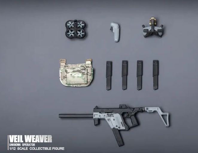 HASUKI - SALVO Series SA04 Veil Weaver 1/12 Complete Model Action Figure Licensed 