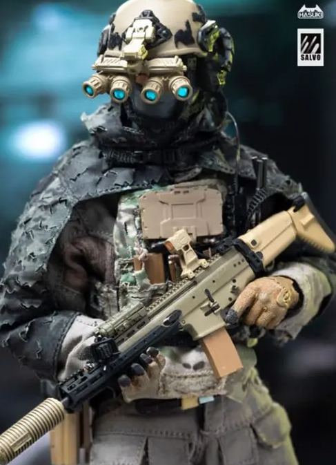 HASUKI - SALVO Series SA04 Veil Weaver 1/12 Complete Model Action Figure Licensed 