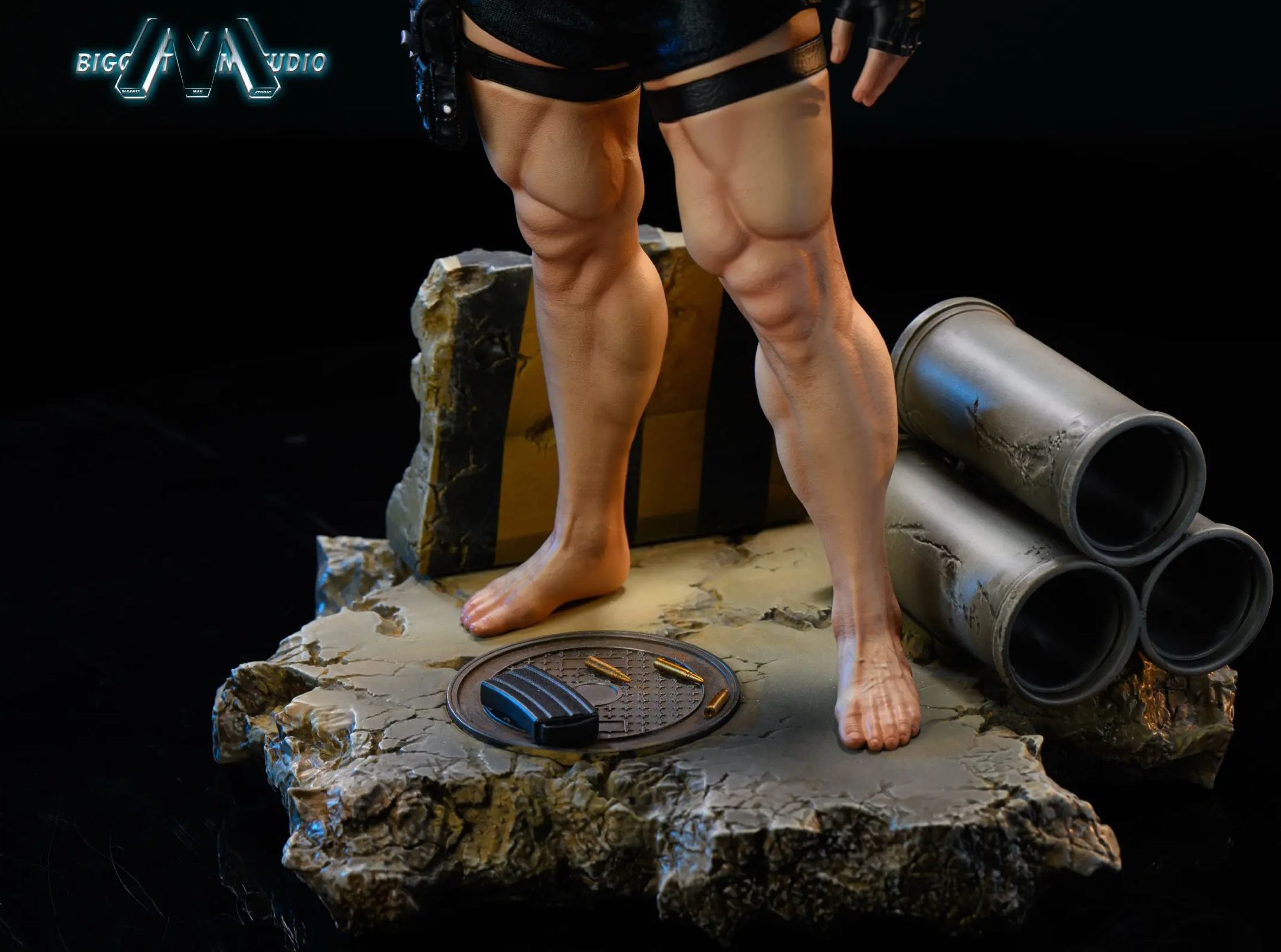 Biggest-Man Studio - Chris Redfield Resident Evil Figure Licensed Statue