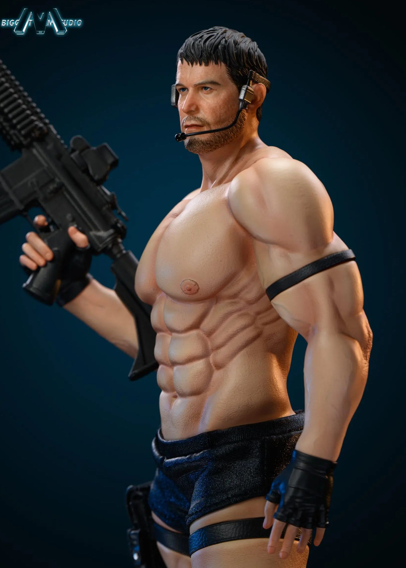 Biggest-Man Studio - Chris Redfield Resident Evil Figure Licensed Statue