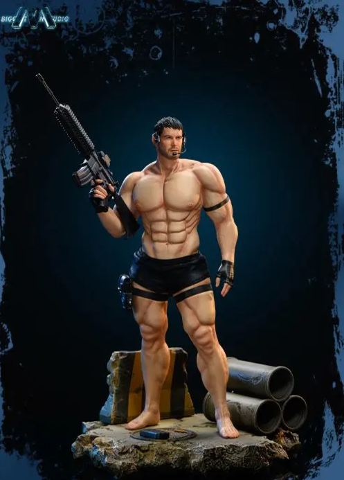 Biggest-Man Studio - Chris Redfield Resident Evil Figure Licensed Statue
