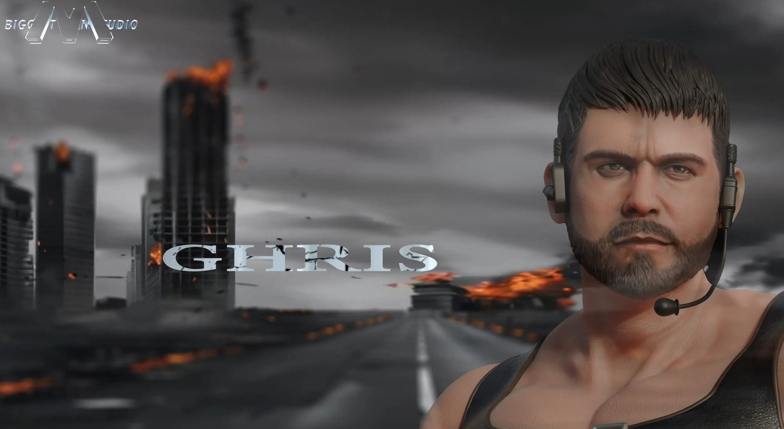 Biggest-Man Studio - Chris Redfield Resident Evil Figure Licensed Statue