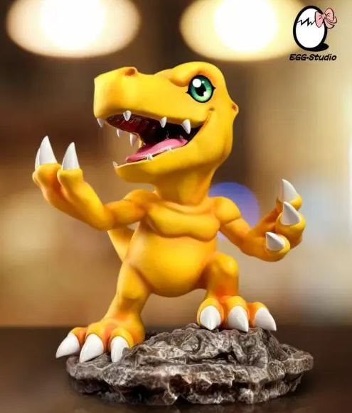EGG Studio - Agumon Digimon Statue Licensed