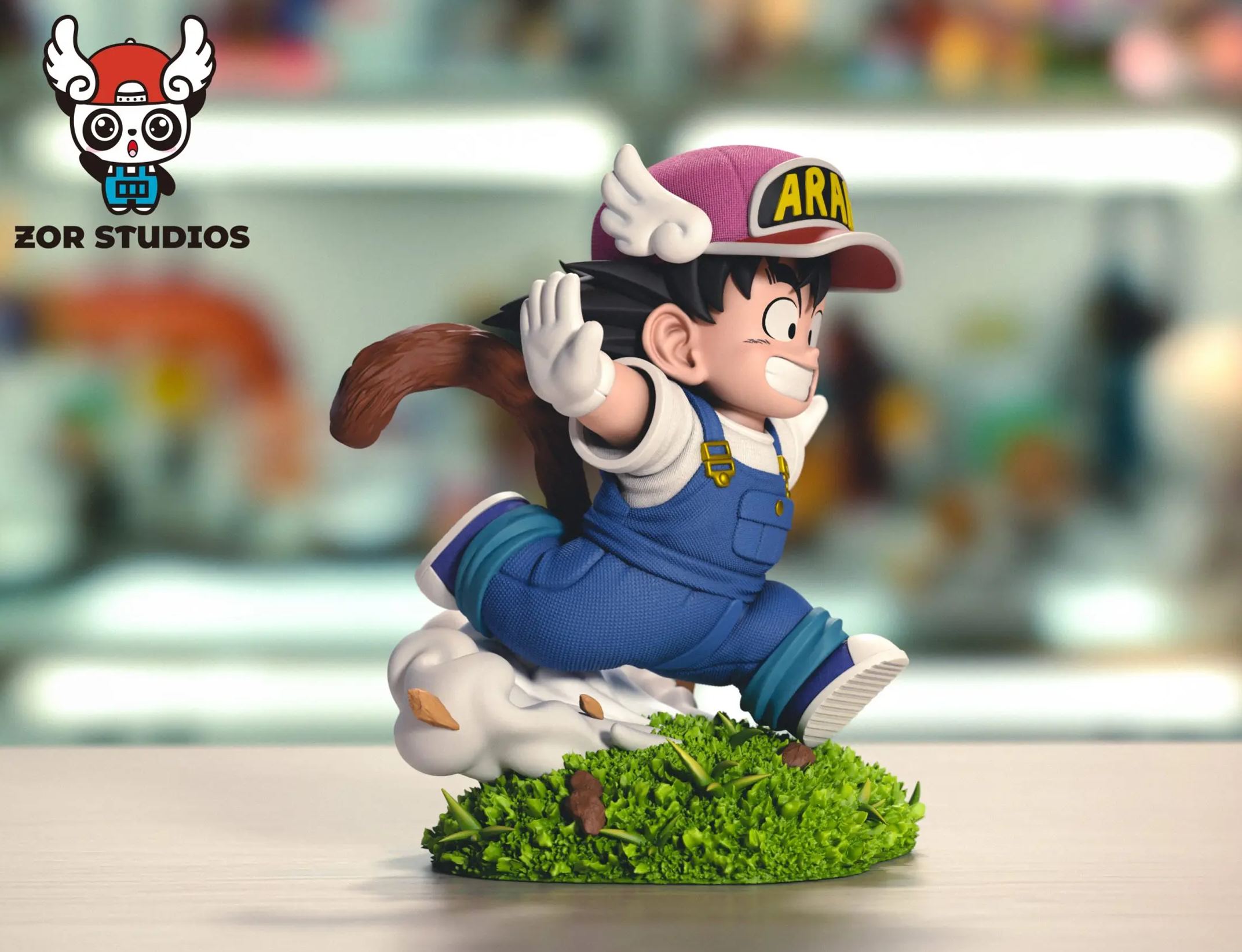 ZOR Studio - Arale Riding the Flying Nimbus X Running Goku Dr. Slump X Dragon Ball