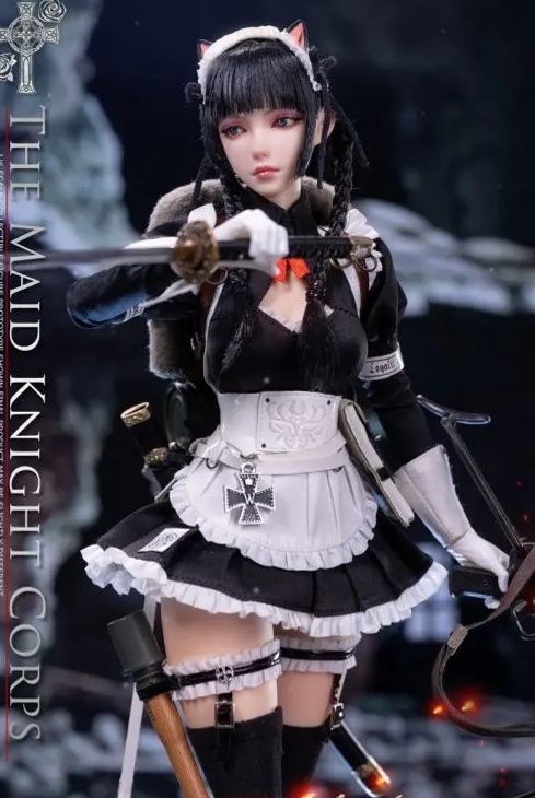 Long Shan Jin Shu Studio - 1/6 Maid Knights - Sniper MYSURU X Grenadier ANCHIRA LS-Meid.S-01A S-01B Licensed Statue