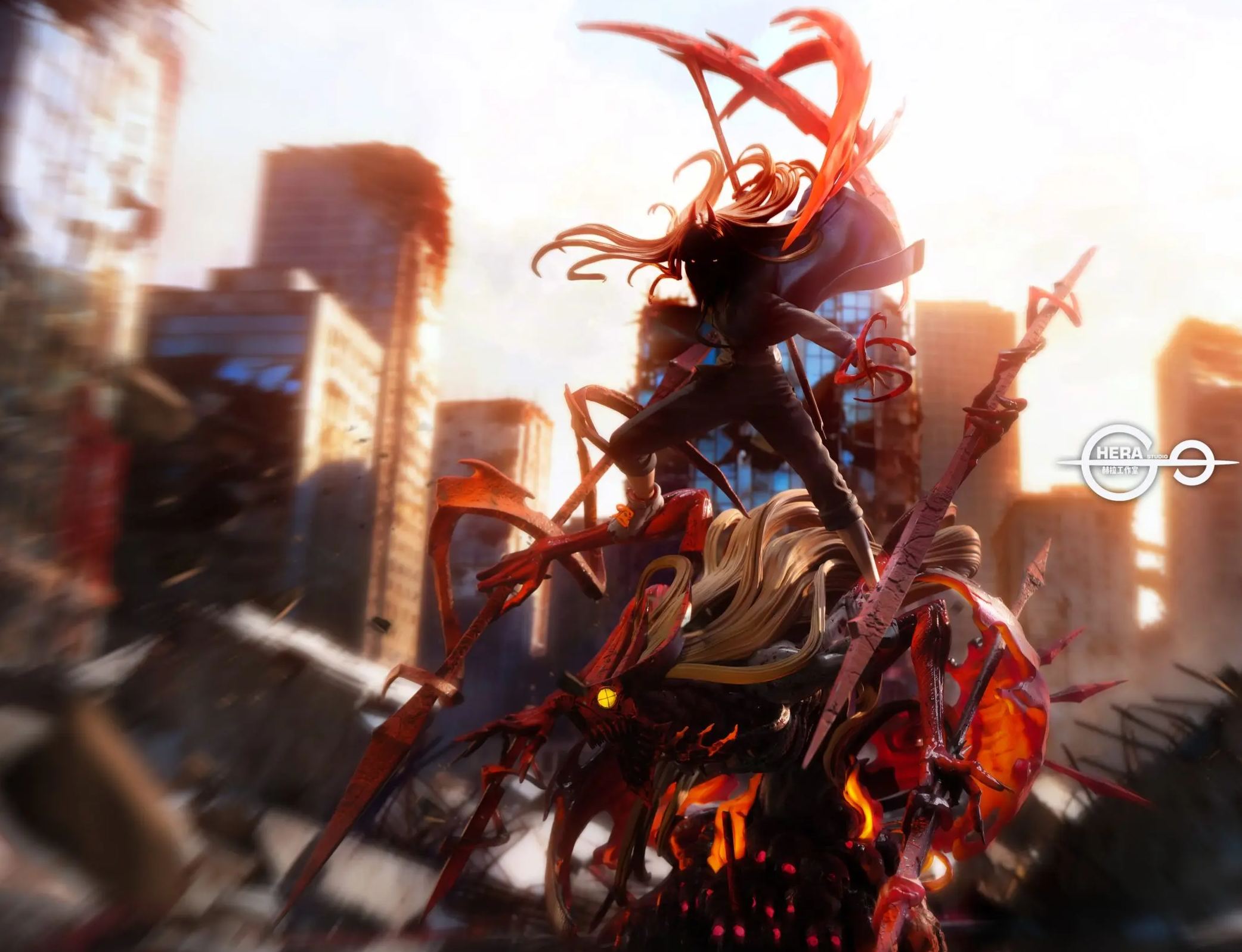 Hera Studio - Blood Fiend Power Chainsaw Man Statue