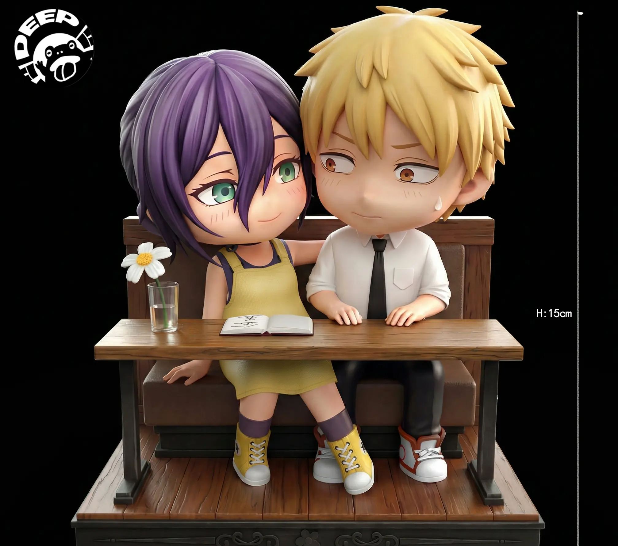 DEEP Studio - Reze X Denji in a Coffee Shop Chainsaw Man