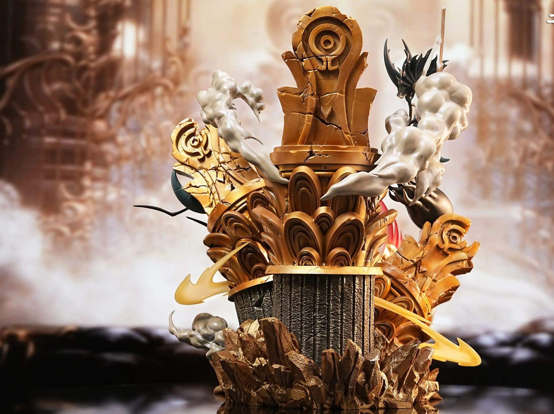 27abyss Studio - Three skills of the Knight Hollow Knight Statue 