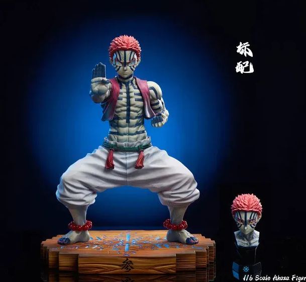 Firefly Studio - Akaza Destructive Death: Chaotic Afterglow Demon Slayer Statue 