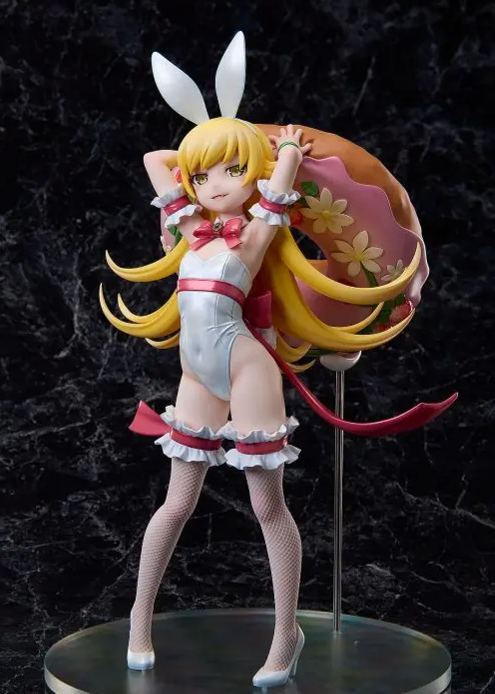 A DIMENSION - Monogatari Series Shinobu Oshino White Bunny Ver. 1/4 Complete Figure (Licensed) Statue 