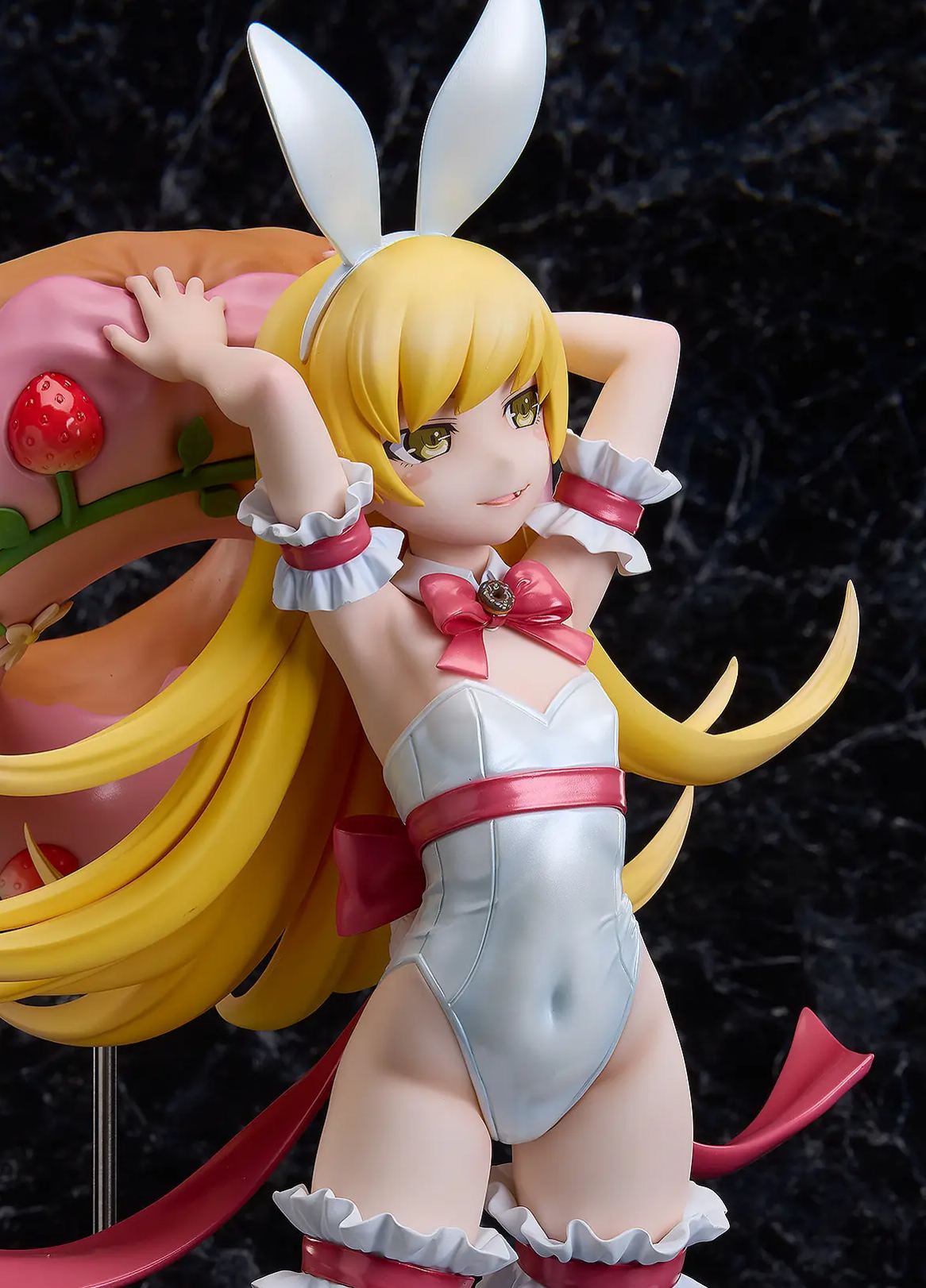 A DIMENSION - Monogatari Series Shinobu Oshino White Bunny Ver. 1/4 Complete Figure (Licensed) Statue 