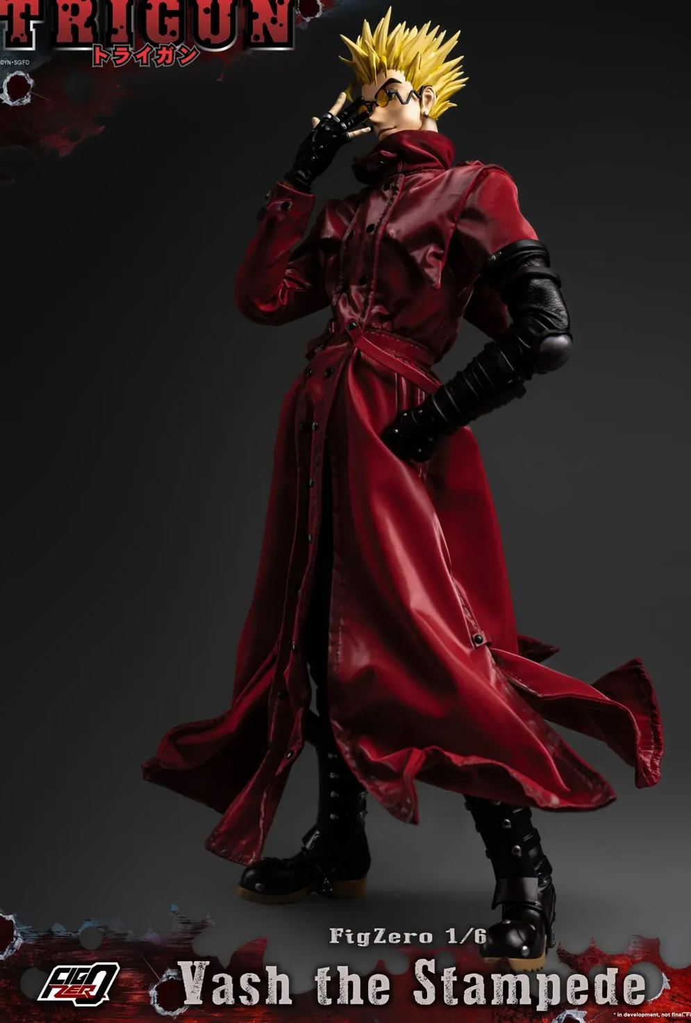 Threezero - TRIGUN FigZero 1/6 Vash the Stampede 3Z05880C0 Licensed Statue