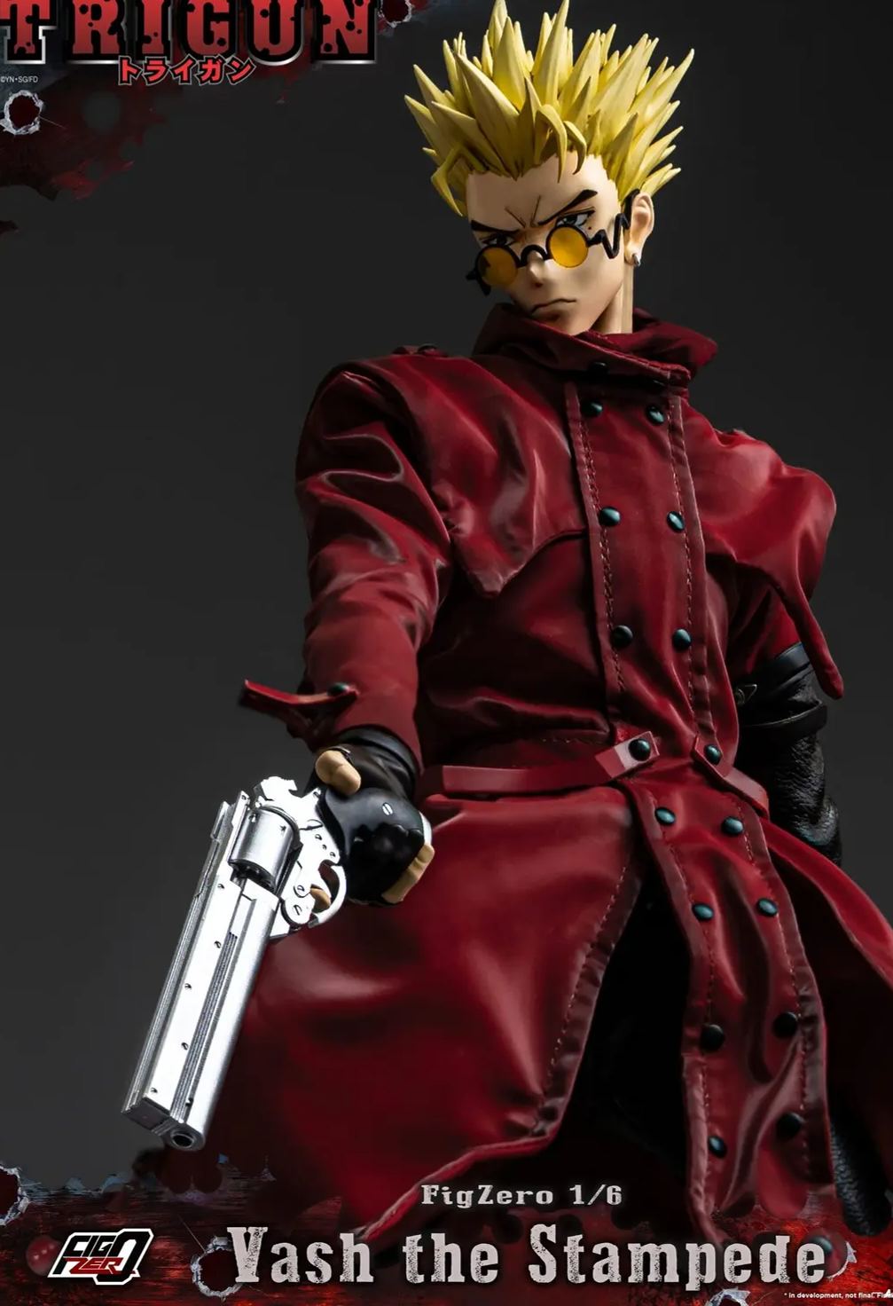 Threezero - TRIGUN FigZero 1/6 Vash the Stampede 3Z05880C0 Licensed Statue