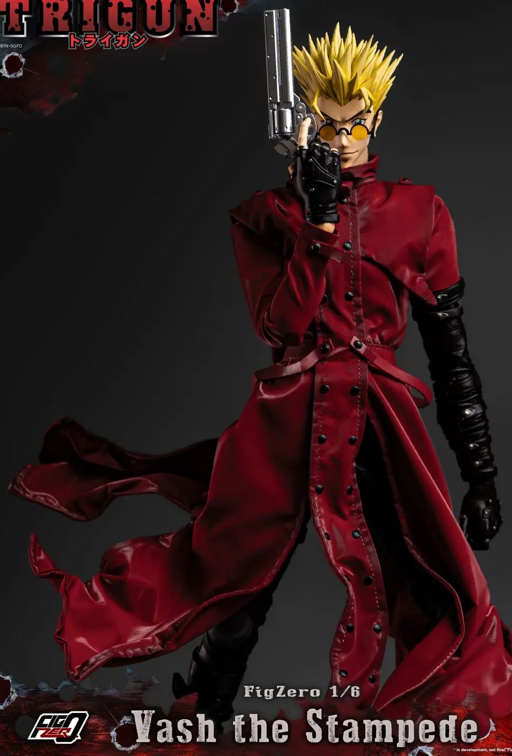 Threezero - TRIGUN FigZero 1/6 Vash the Stampede 3Z05880C0 Licensed Statue
