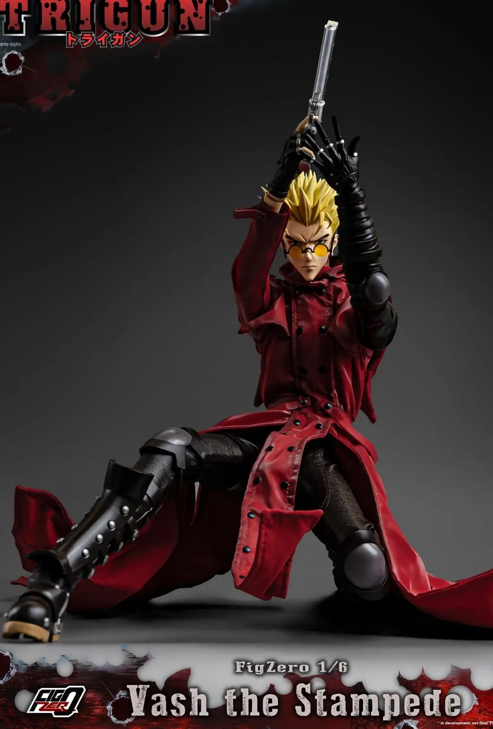 Threezero - TRIGUN FigZero 1/6 Vash the Stampede 3Z05880C0 Licensed Statue