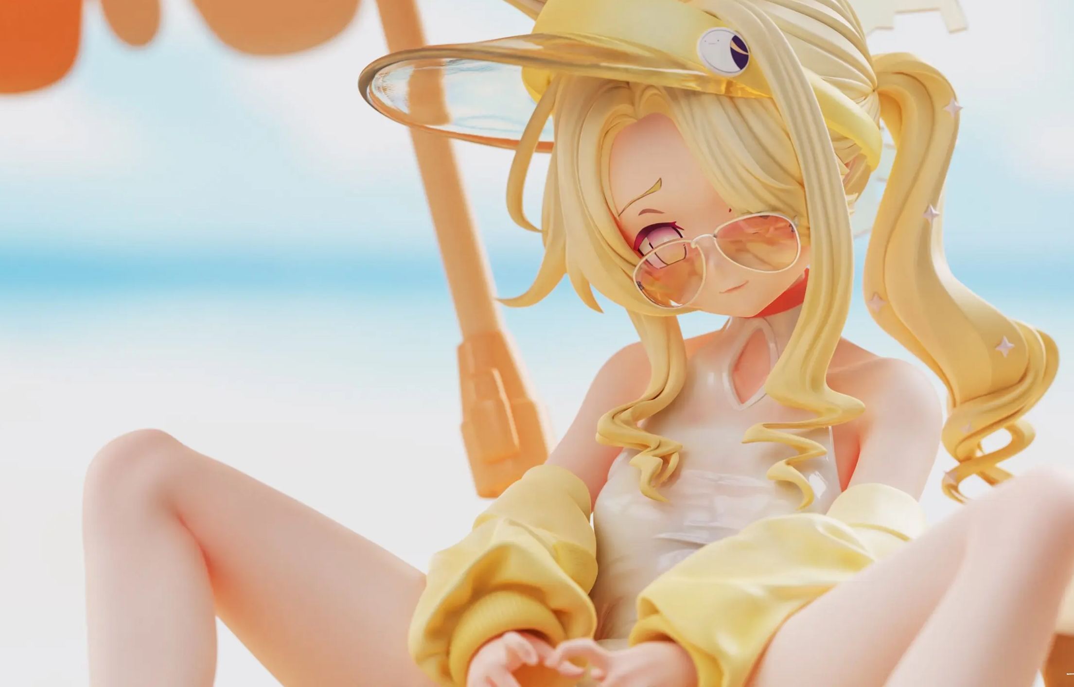 Ju Zi Miao Studio - Yurizono Seia Swimsuit Blue Archive Statue