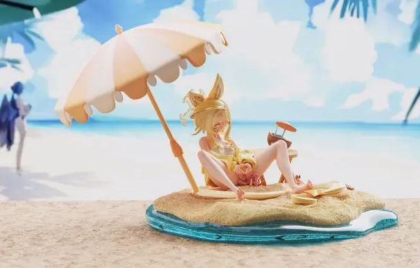 Ju Zi Miao Studio - Yurizono Seia Swimsuit Blue Archive Statue