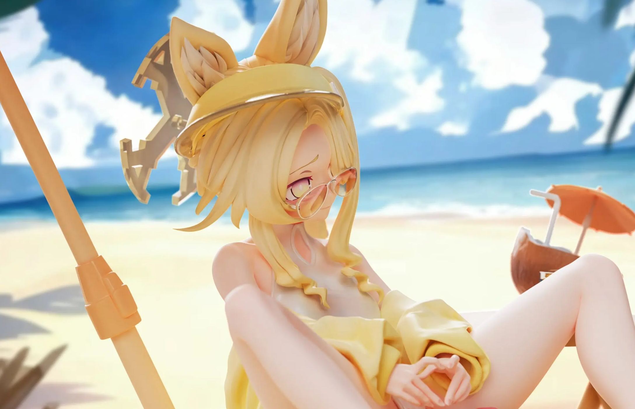 Ju Zi Miao Studio - Yurizono Seia Swimsuit Blue Archive Statue