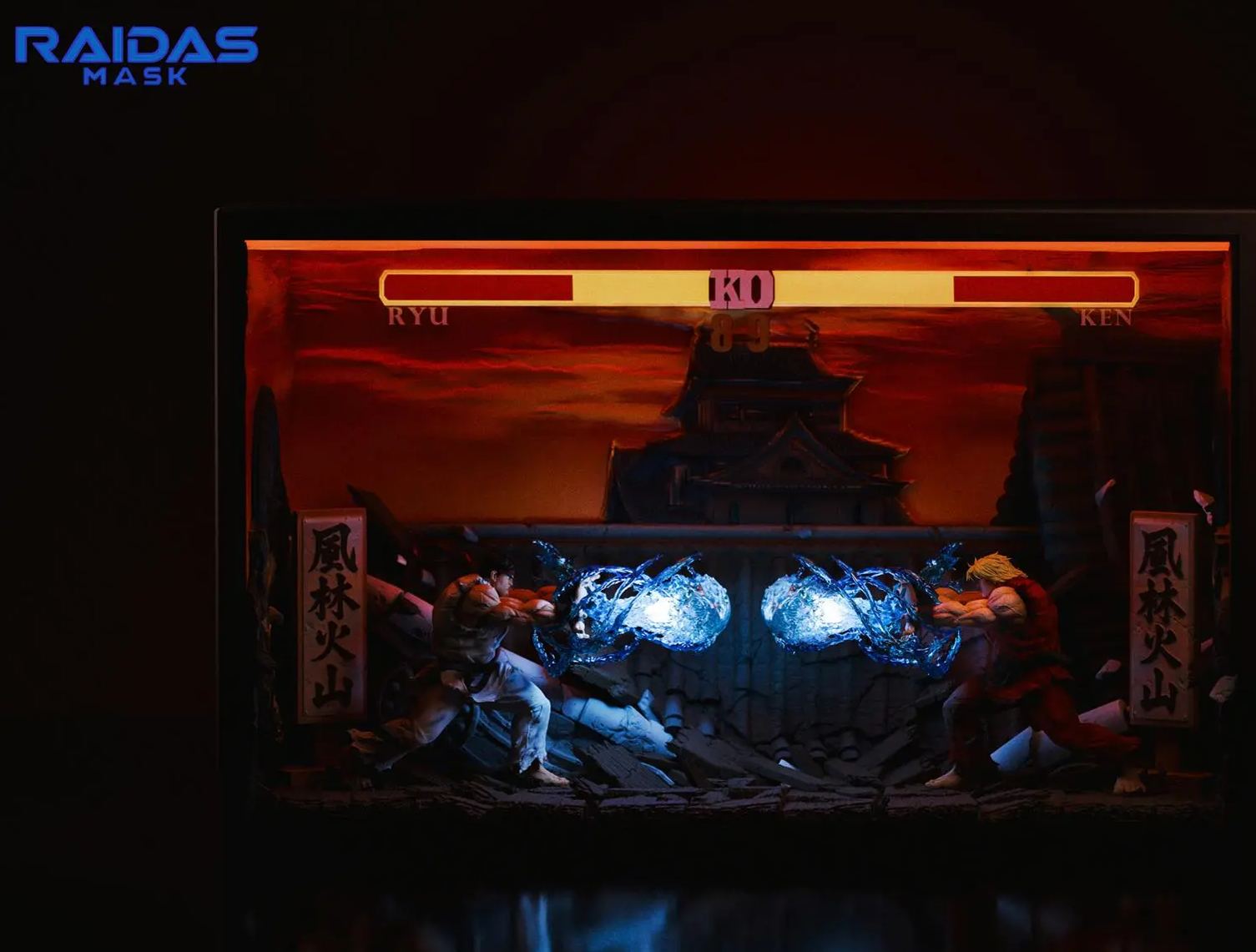 Raidas Mask Studio - Impact Showdown Ken X Ryu Street Fighter Statue