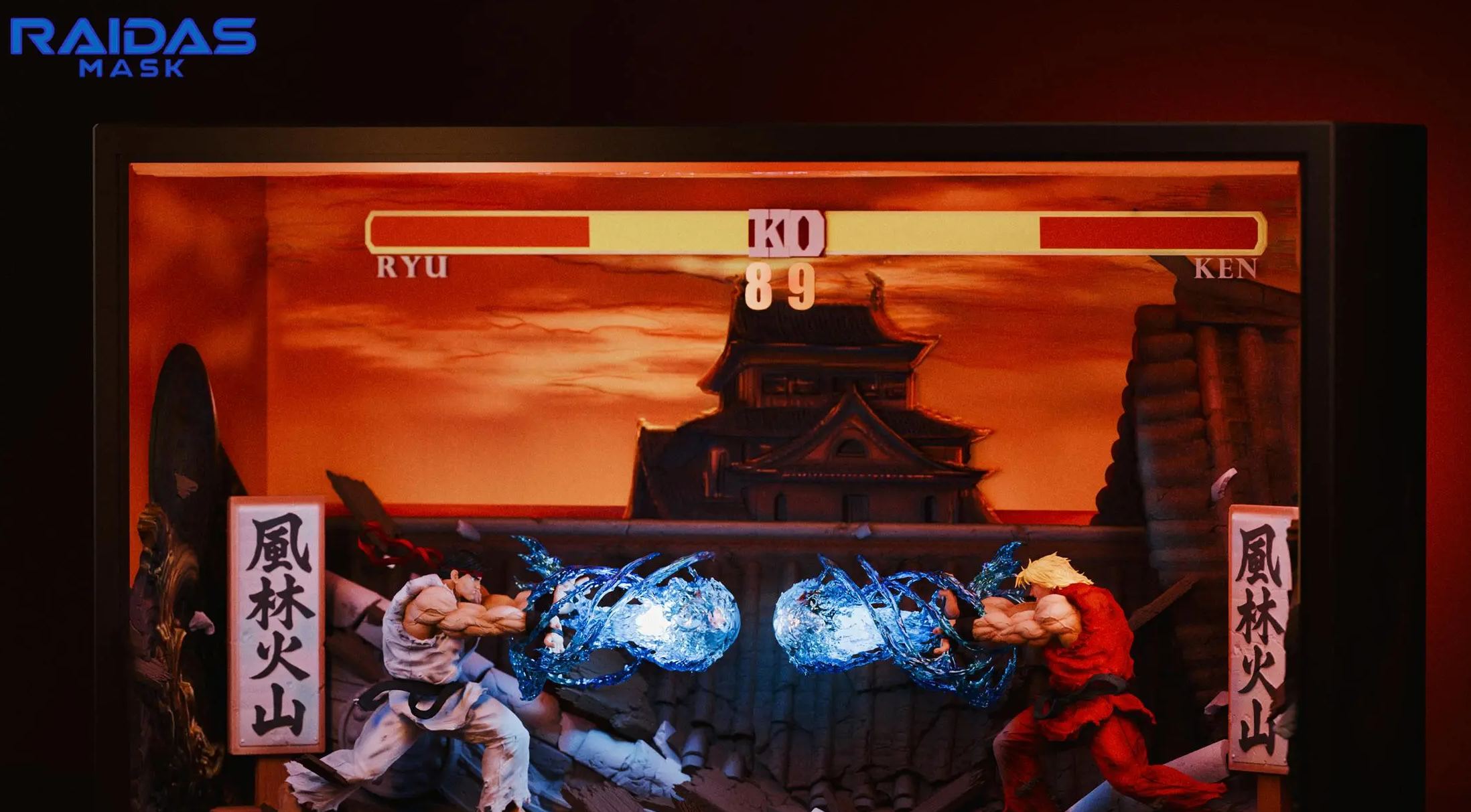 Raidas Mask Studio - Impact Showdown Ken X Ryu Street Fighter Statue
