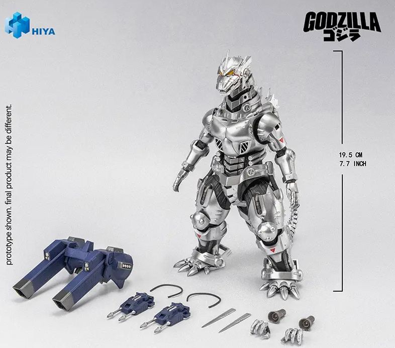 Hiya Toys - EXQUISITE BASIC Godzilla vs. Mechagodzilla 2002 - Mechagodzilla MFS-3 Action Figure Licensed Statue 