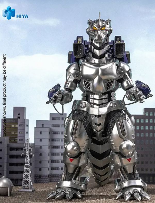 Hiya Toys - EXQUISITE BASIC Godzilla vs. Mechagodzilla 2002 - Mechagodzilla MFS-3 Action Figure Licensed Statue 