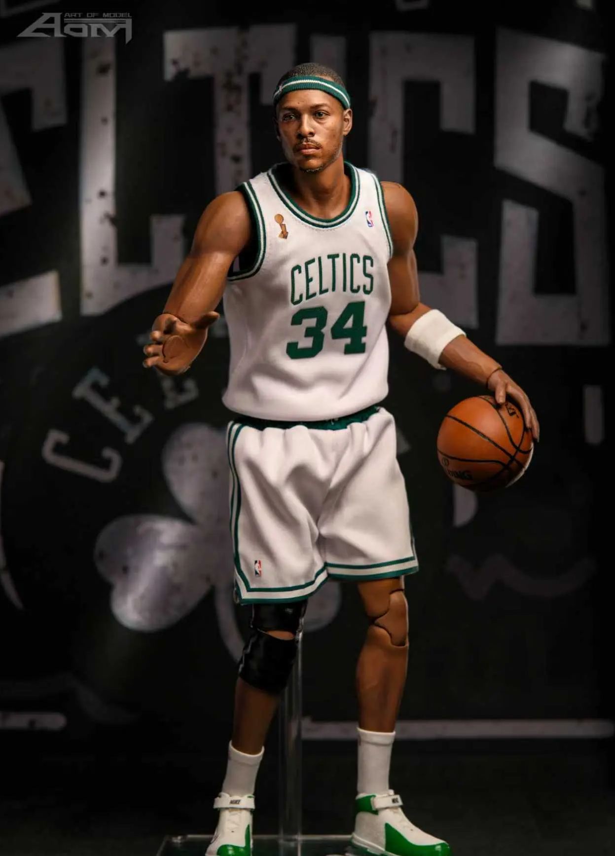 AOM TOYS - Pierce Celtics' Big Three 2008 Championship Set NBA Statue 