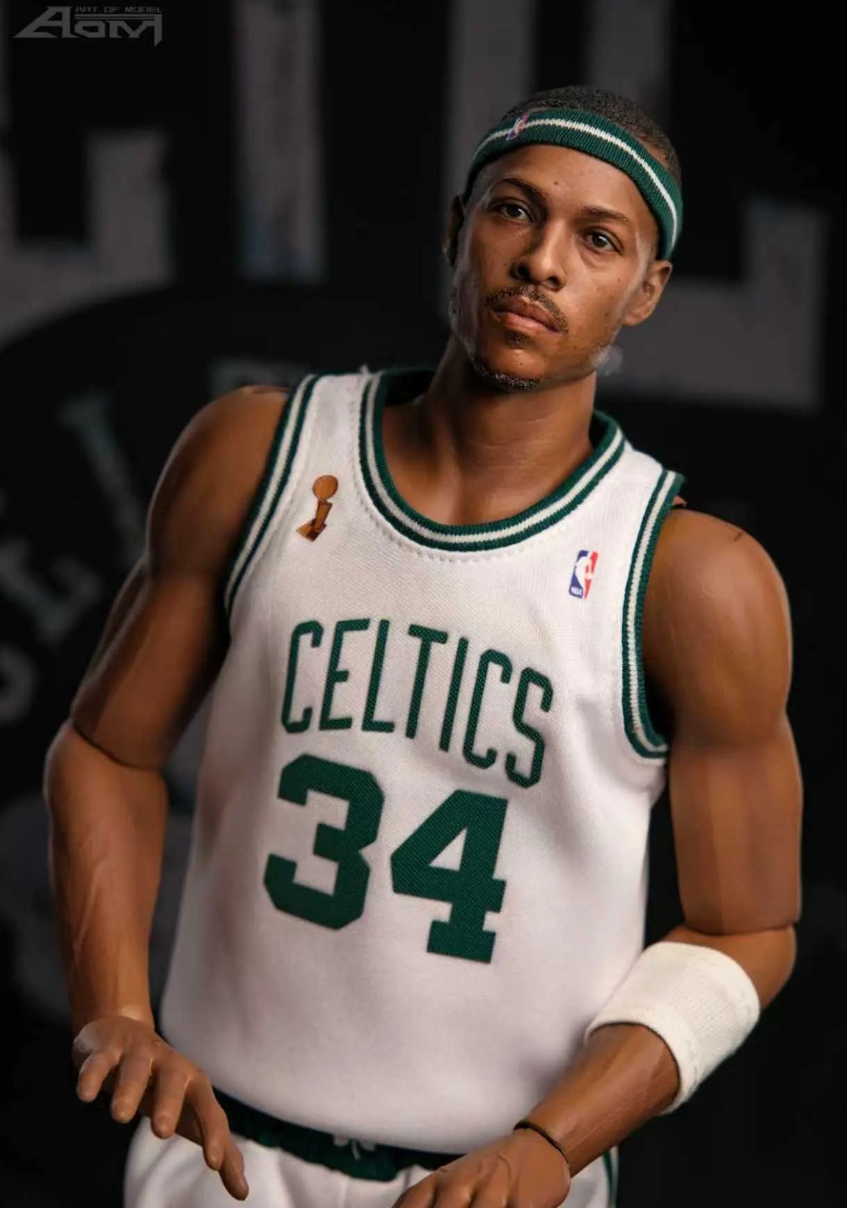 AOM TOYS - Pierce Celtics' Big Three 2008 Championship Set NBA Statue 